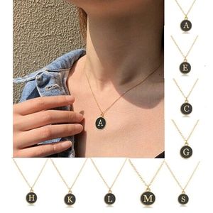 Pendant Necklace Letter A E G H L M